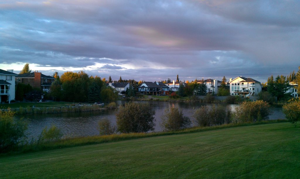 view of river sherwood park alberta